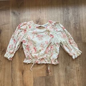 American Eagle Floral Blouse